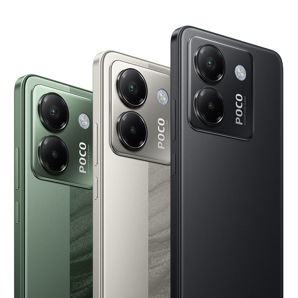 POCO M7 Pro 5G Smartphone, 12+512GB, Fotocamera Sony 50MP con OIS, batteria 5110mAh, ricarica turbo da 45W, display AMOLED 120Hz con protezione occhi, Nero (Adattatore di alimentazione non incluso)