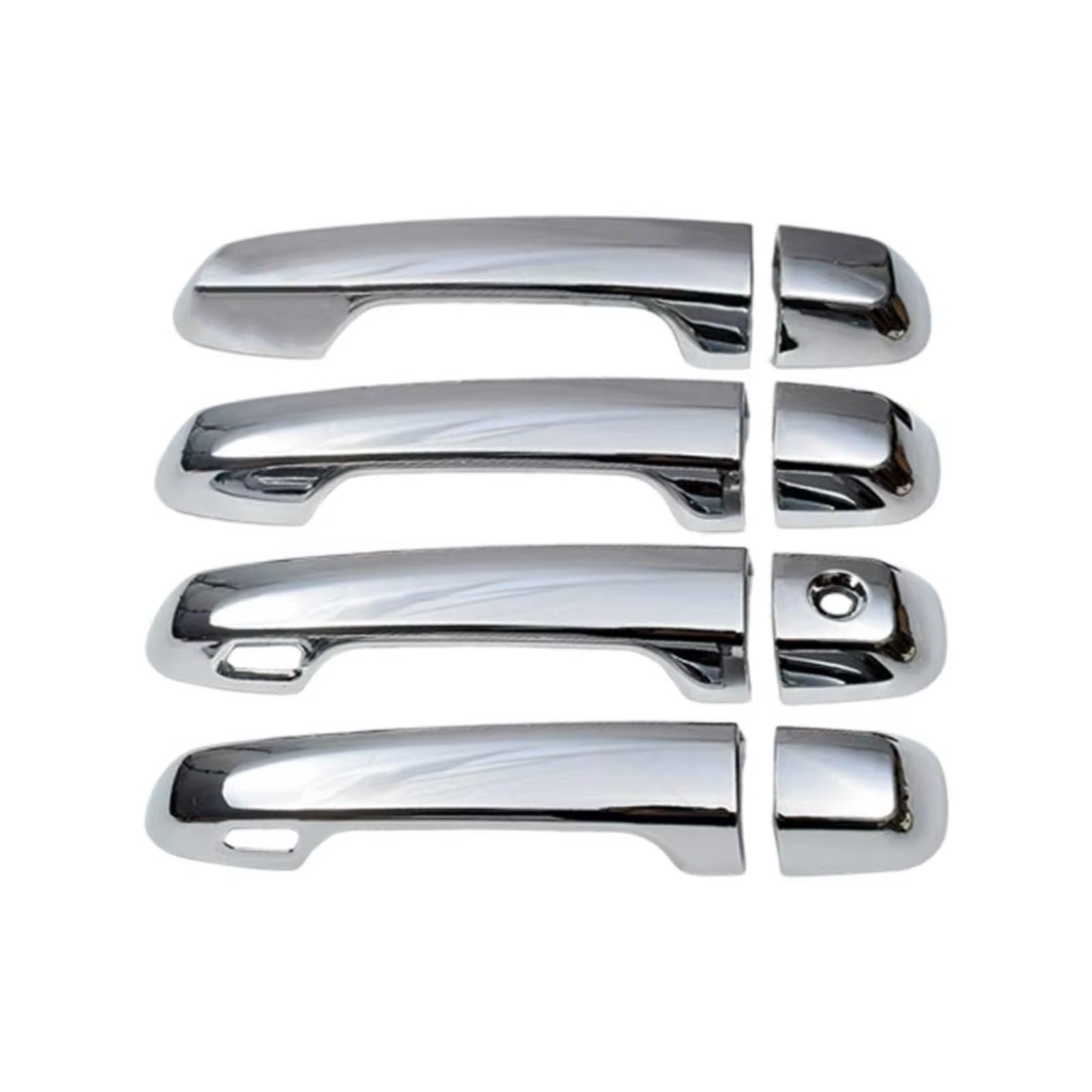 Qdzvalumv 2 Sensor Car Door Handles Cover Shell Compatible With Toyota For 4Runner 2010-2017 Car Exterior Door Handle Cover Decoration Styling Trim Protector Set(2 Sensor)