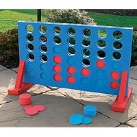 Unibos | Classic Giant 4 In A Row Game For Kids Ages 3+, EVA FOAM, Portable, Fun Strategy Toy Ages 3+, Family & Kids Fun, Essentials For Camping & Family Trips (4 in A Row)