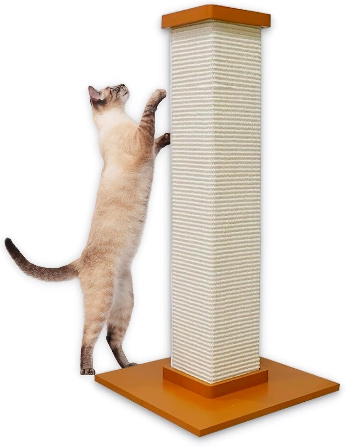 Amazon Scratch King (スクラッチキング) バーティカル キャットタワー 猫 爪とぎ 縦型 麻 大型 高さ 84cm
