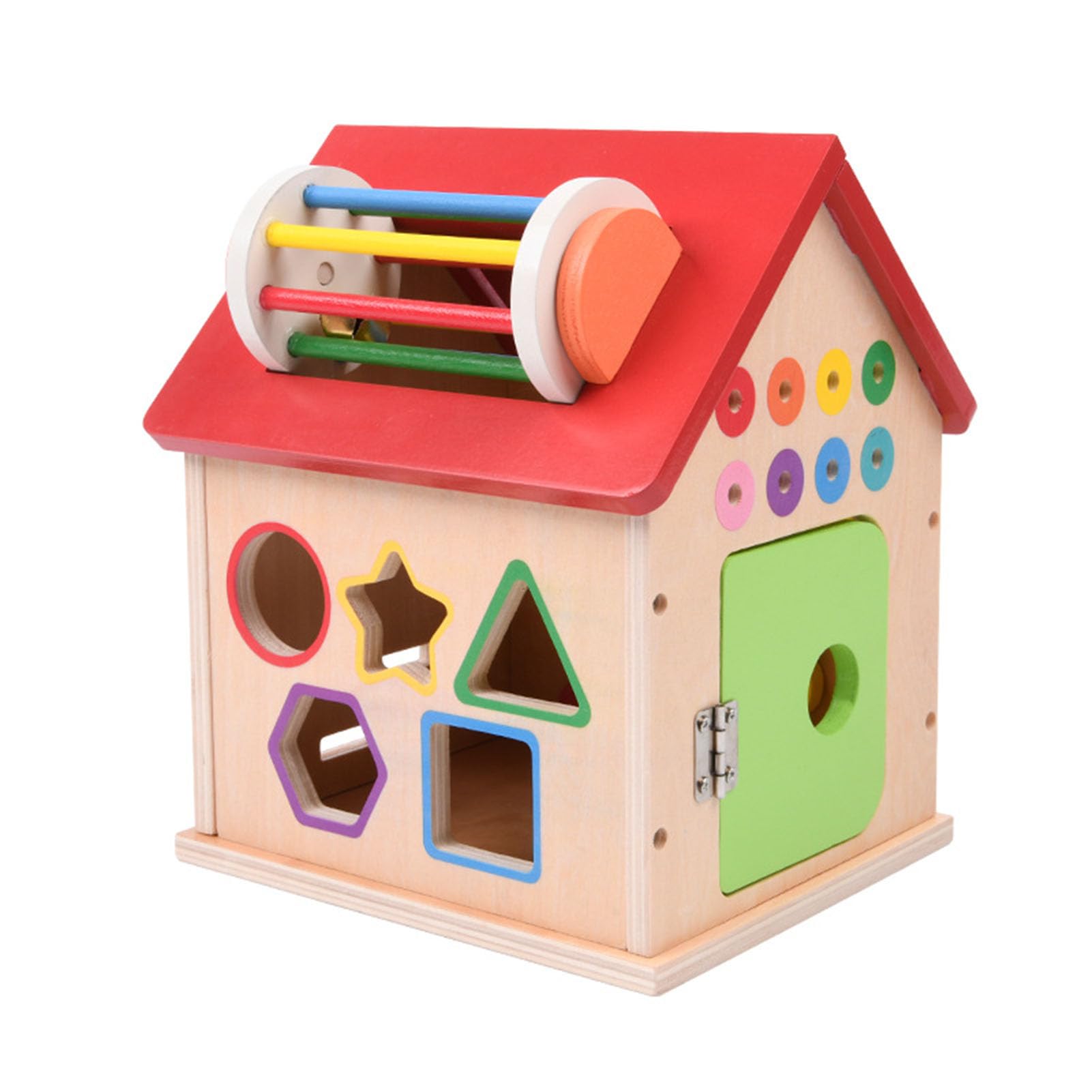 Mehrzweck-Aktivitätshaus-Spielzeug, sensorisches Lernspielzeug | Formen-Sortierbox, Spielzeug für Kleinkinder Weisheitshaus, Lernspielzeug Uhrzeit