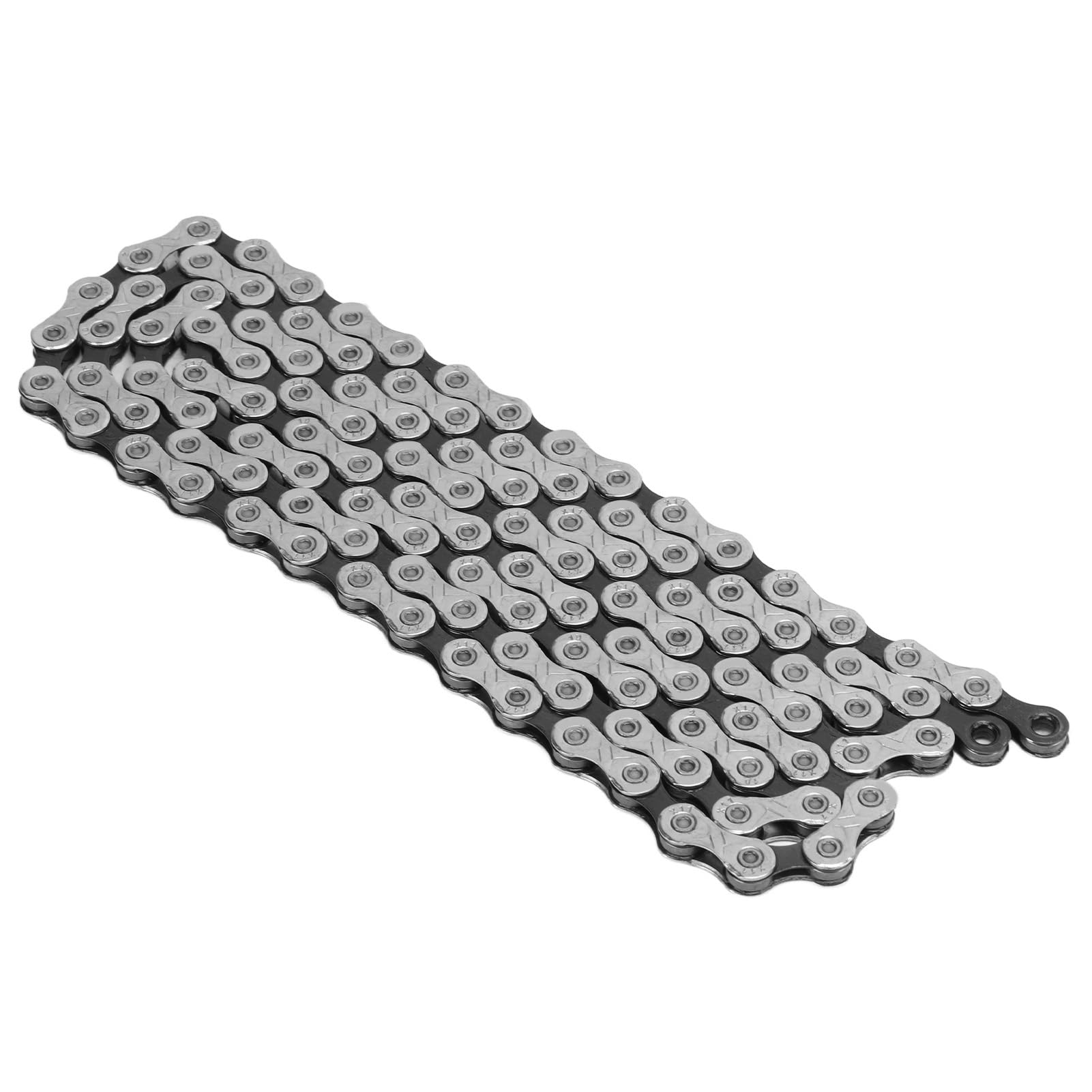 Bicicleta de carretera Cadenas de 11 velocidades Acero de aleación 116 eslabones Cadenas de bicicleta de montaña de 11 velocidades Alto rendimiento Durable Cambio suave para