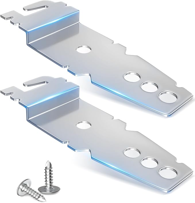 Undercounter Dishwasher Mounting Bracket Kit 2 Packs