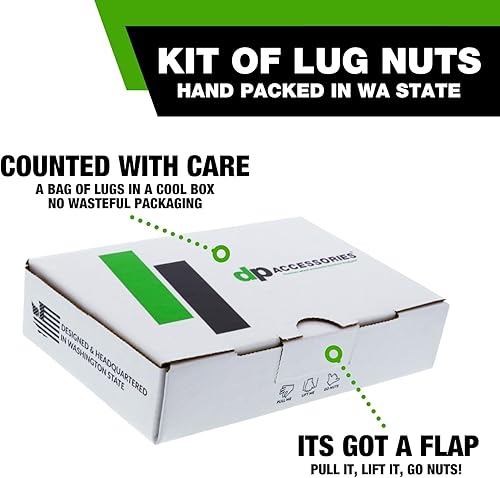 Miniatura 5 de DPAccessories LCB4B8H-2--04PAR tuercas para automotores, Cromado