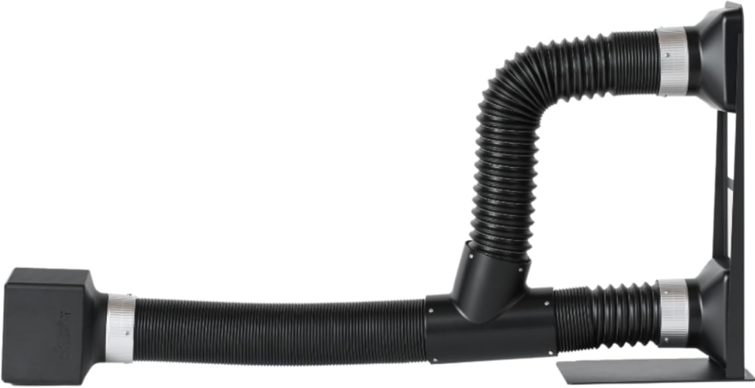 F2 Tabletop Smoke Absorber – Coffee Roasting Exhaust Fan Compatible with R2 (Magnetic Dual-Port) and R1 (Stand Support) – Efficient Smoke & Odor Removal