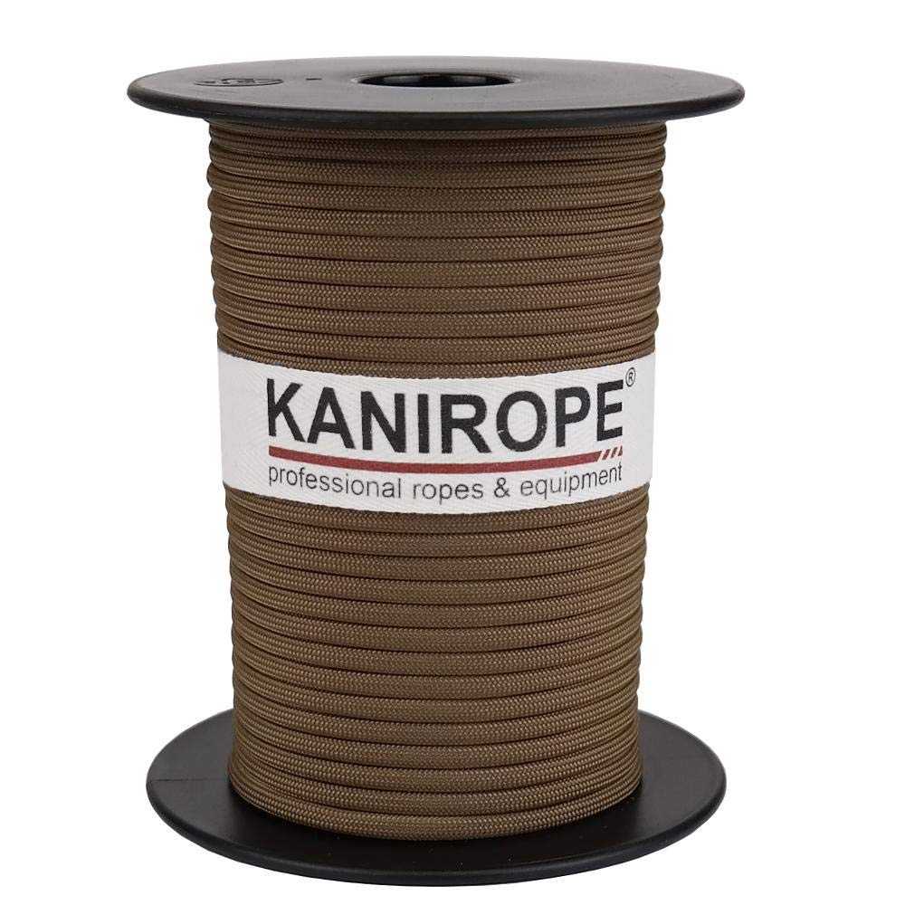 Kanirope® Paracord XPRO ø3,8mm 500m Hellbraun 32-Fach geflochten