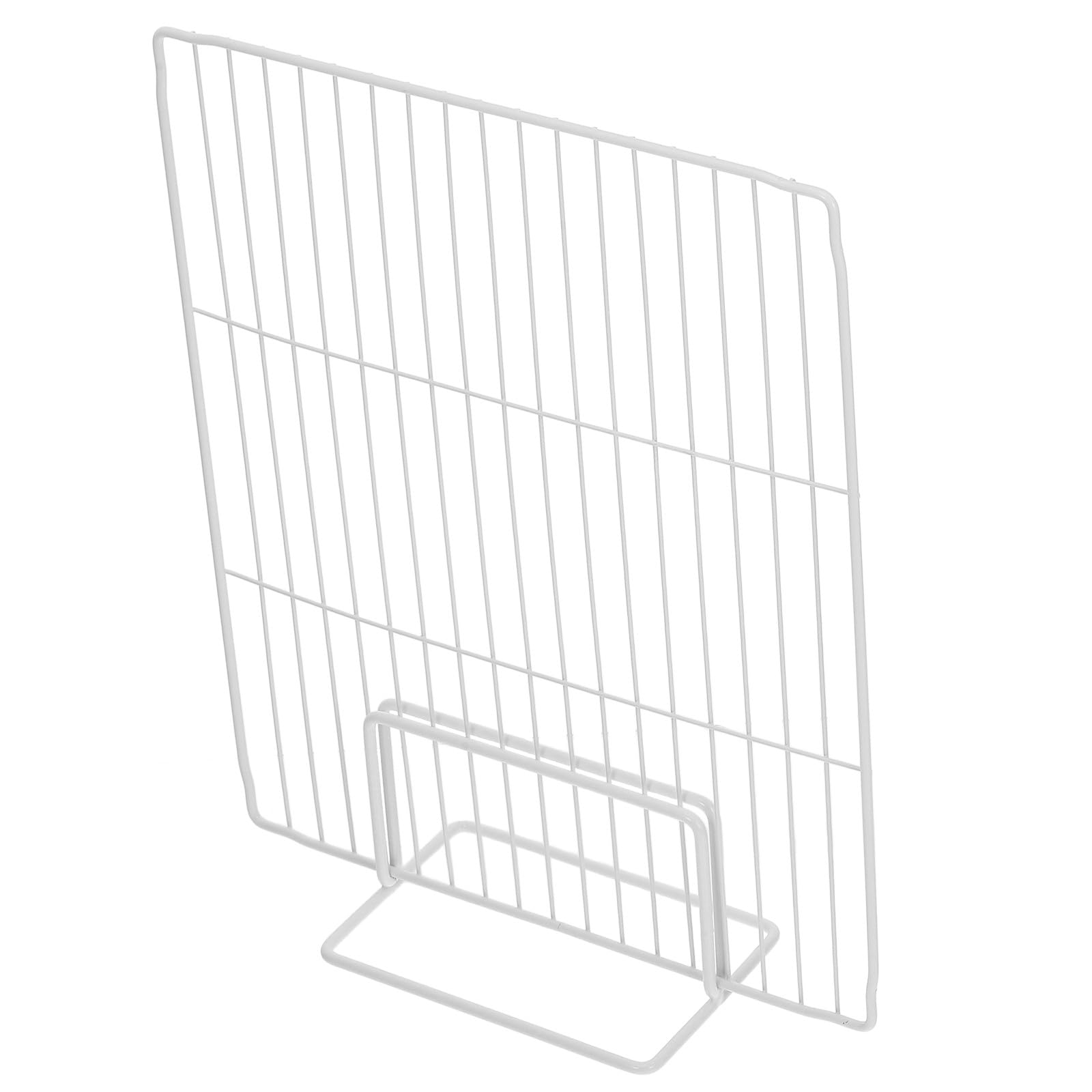 POPETPOP Separador de Congelador de Hierro Blanco para Refrigerador y Freezer, Organizador Multiusos para Almacenamiento en Supermercados y Exhibición de Productos