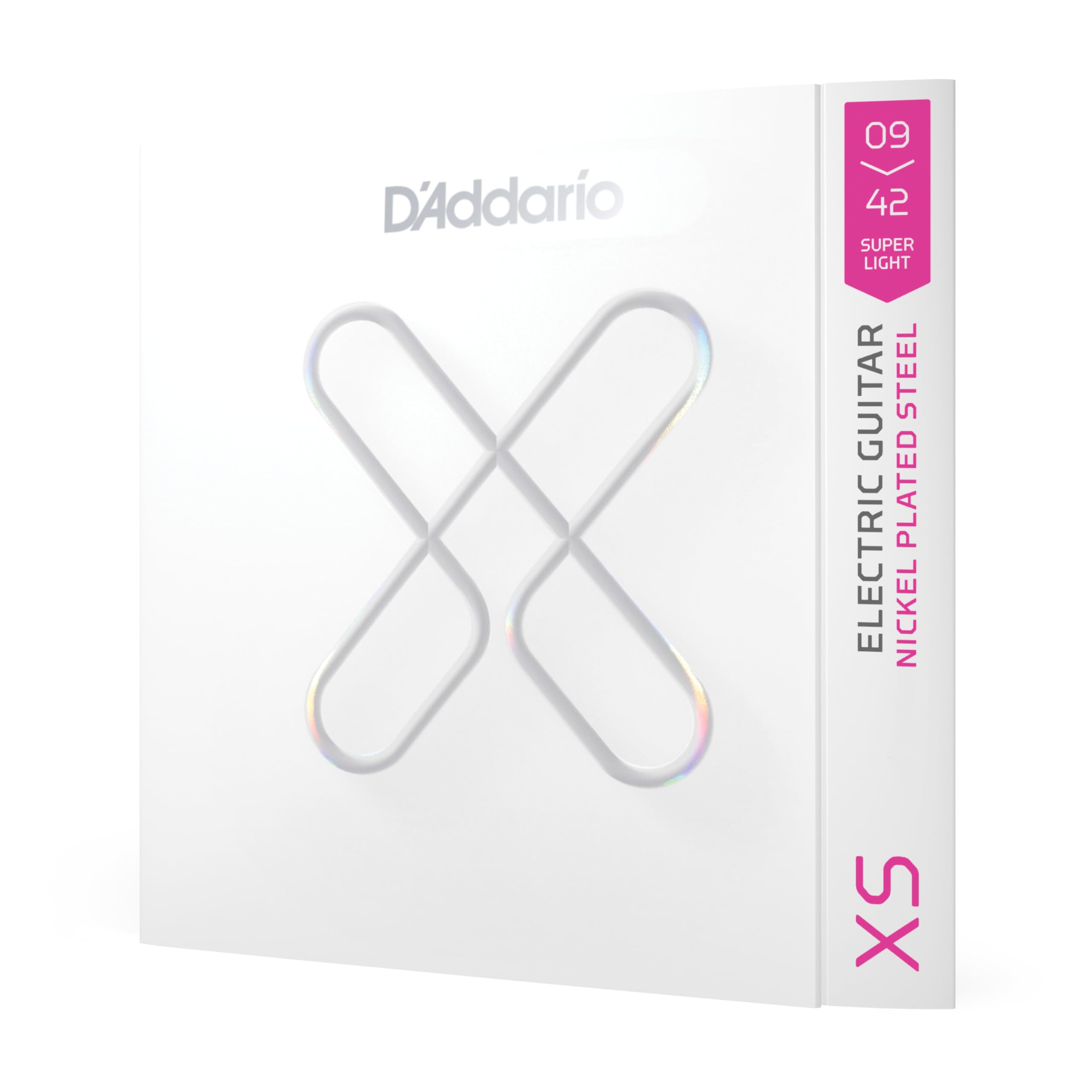 Guitar Strings - XS Coated Electric Guitar Strings - Extended Lifespan for 6 String Guitars - XSE0942 - Super Light, 9-42 - 1 Set