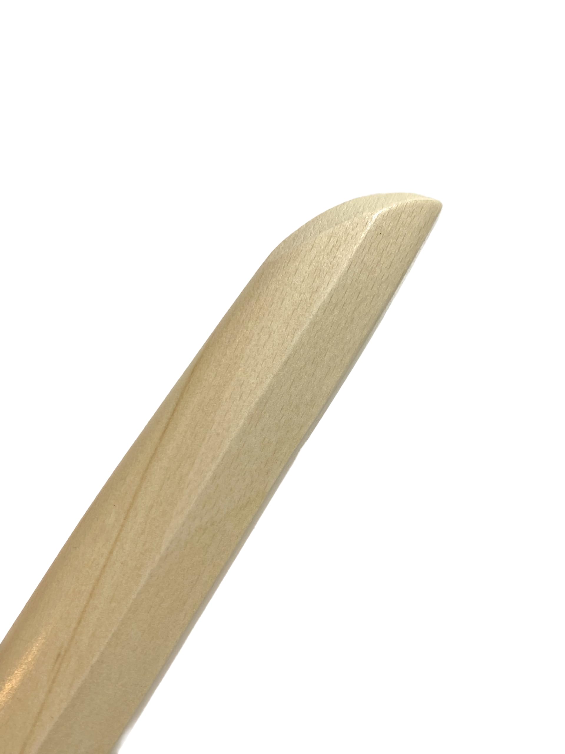 Bokken - Épée Courte en Chêne Blanc de 80 cm Avec Tsuba - Épée Japonaise en Bois pour Entraînement Aikido, Kenjutsu, Iaido