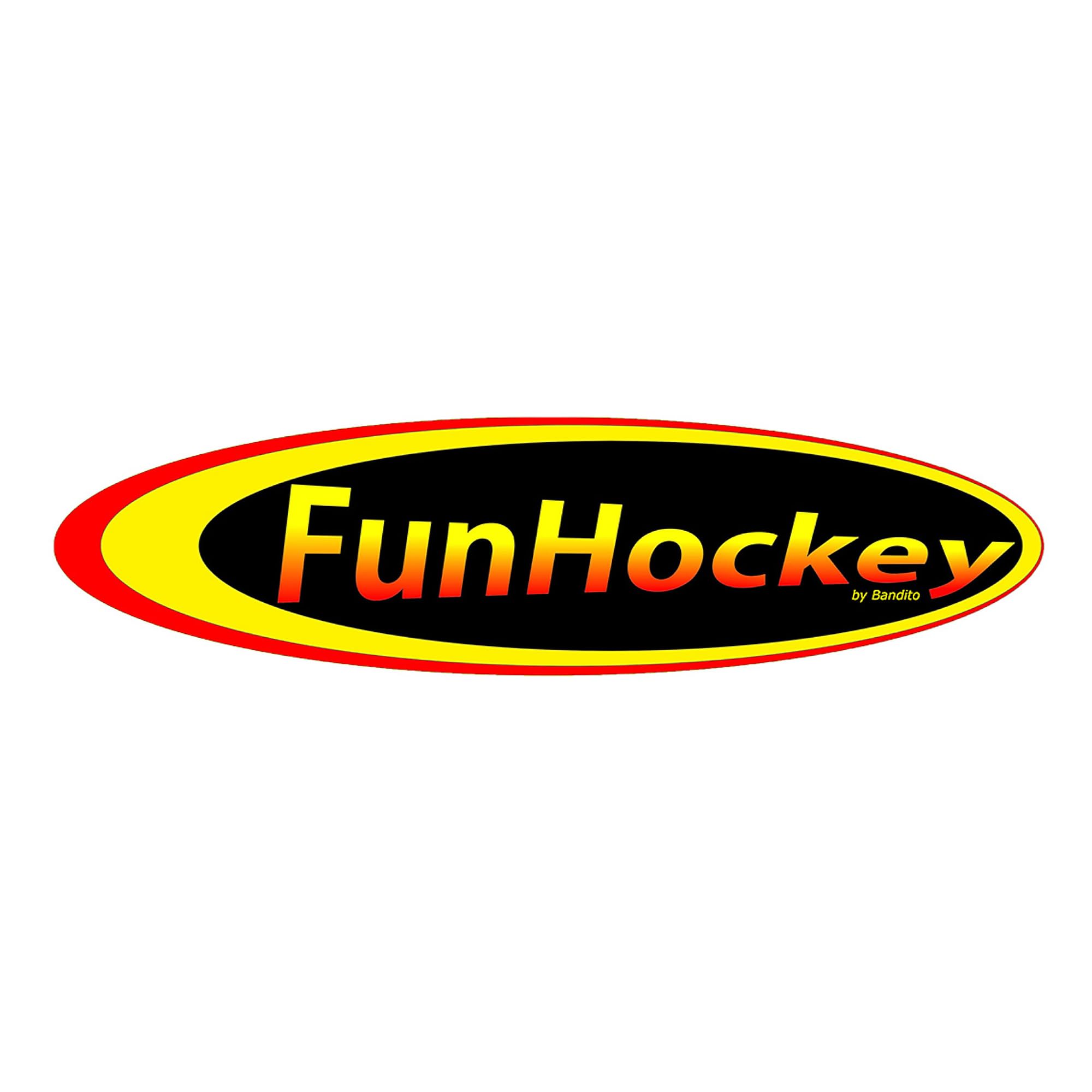 Bandito FunHockey Set racchette palline bambini floorball street hockey outdoor rosso giallo