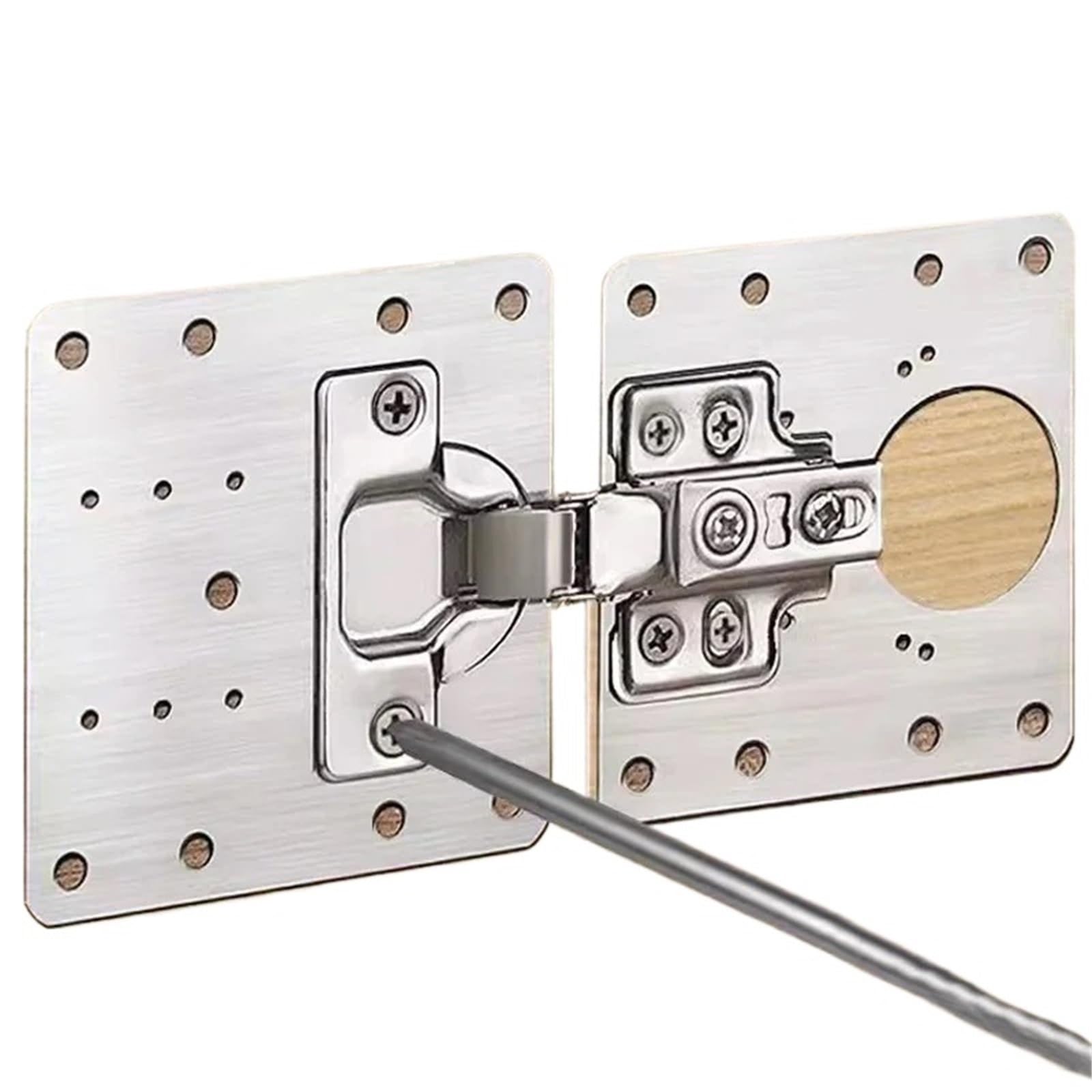 Kdhcvkz 6 Sets 2/4/6/10Sets Cabinet Door Hinges With Screw(6 Sets)