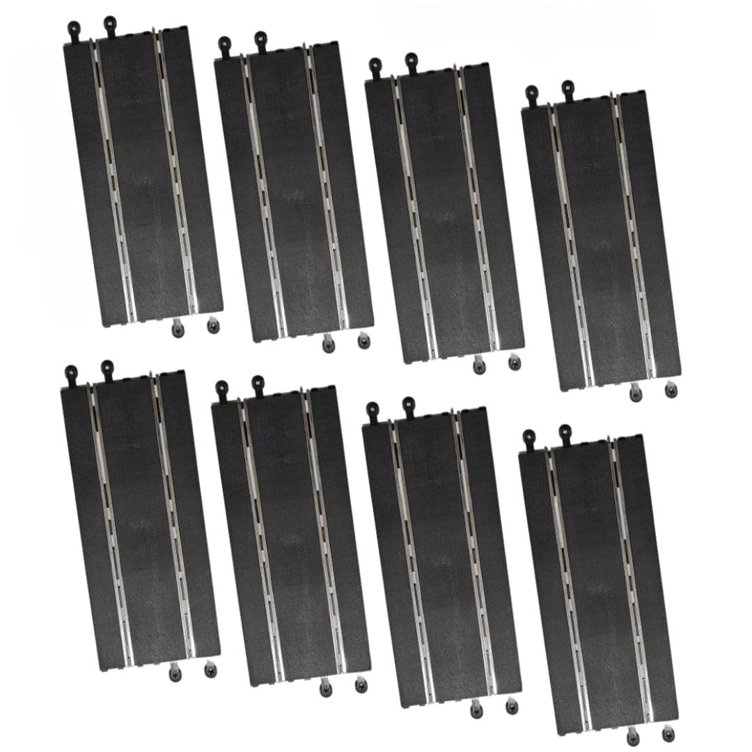 Pack de 8 Pistas Rectas Slot ampliación Scalextric. Escala 1:32. Rectas de 350 mm. para Circuito Scalextric