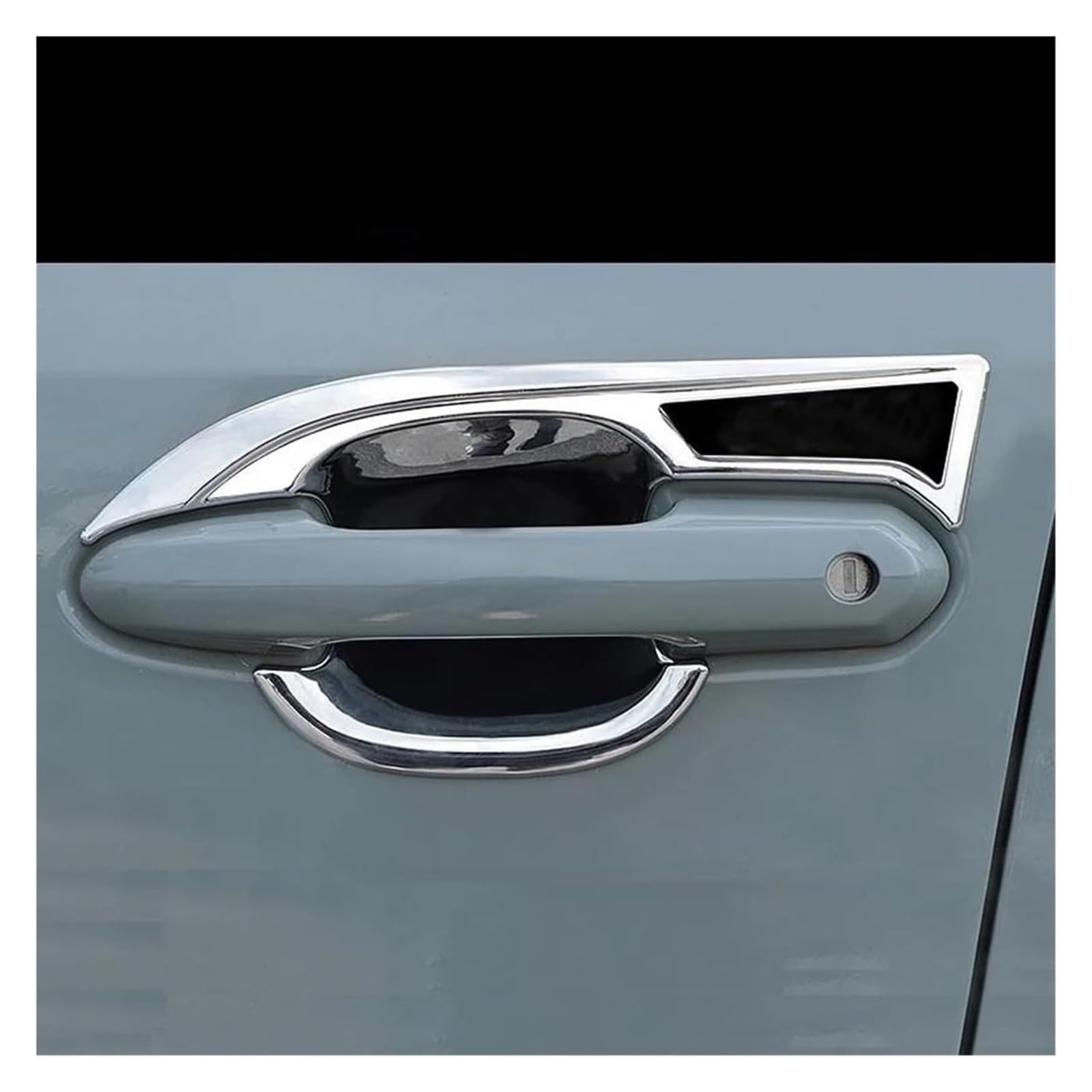 Qwqthgs One Color Car Exterior Door Handle Cap For Toyota For Sienna Rav4 Rav 4 Xa50 2021-2023 Car Accessories Lhd Outside Door Handle Cover Trim(A)