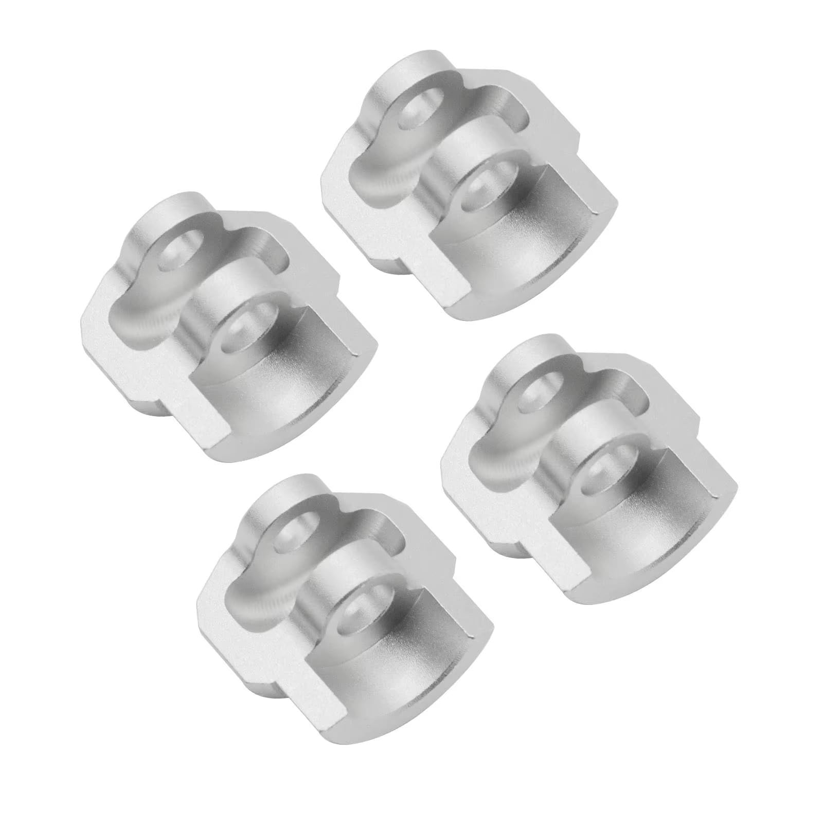 RC Car Accessories for ARRMA AR330492 1/7 1/8 4pcs Metal Shock Cap Protector Shock Absorber Protection Cover RC Car Upgrade Parts Accessories(Silver)