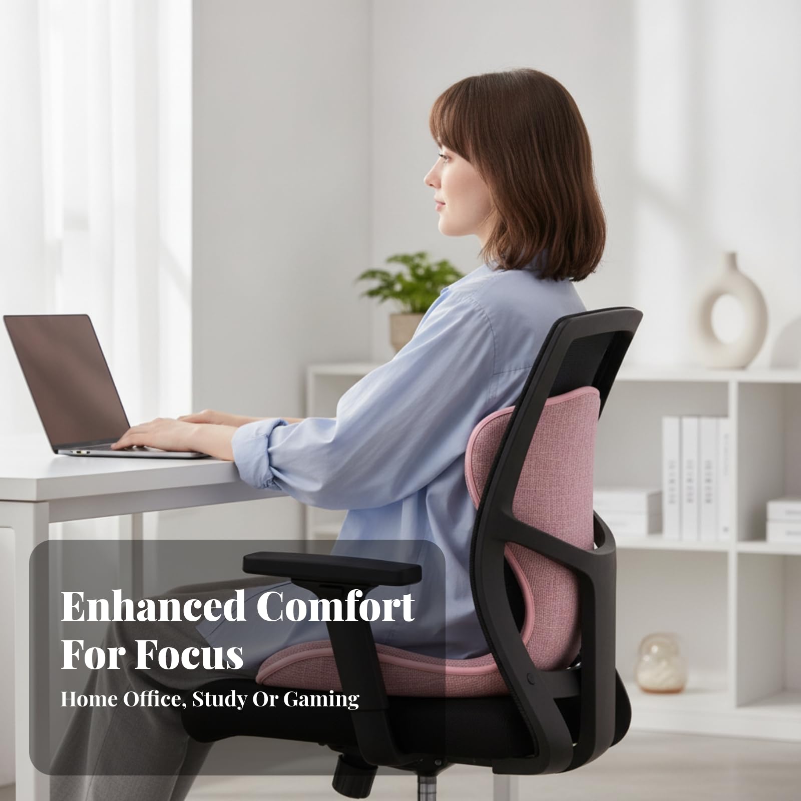 Coussin Siège Bureau Respirant, Color to 2, 43 × 37 × 38 Cm