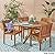 Christopher Knight Home Kally Outdoor Five Piece Acacia Dining Set, Teak Finish