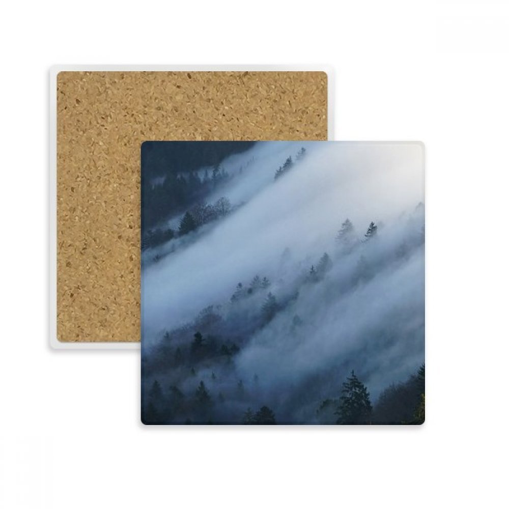 Tasse porte absorbent pierre motif paysage montagnard idée cadeau