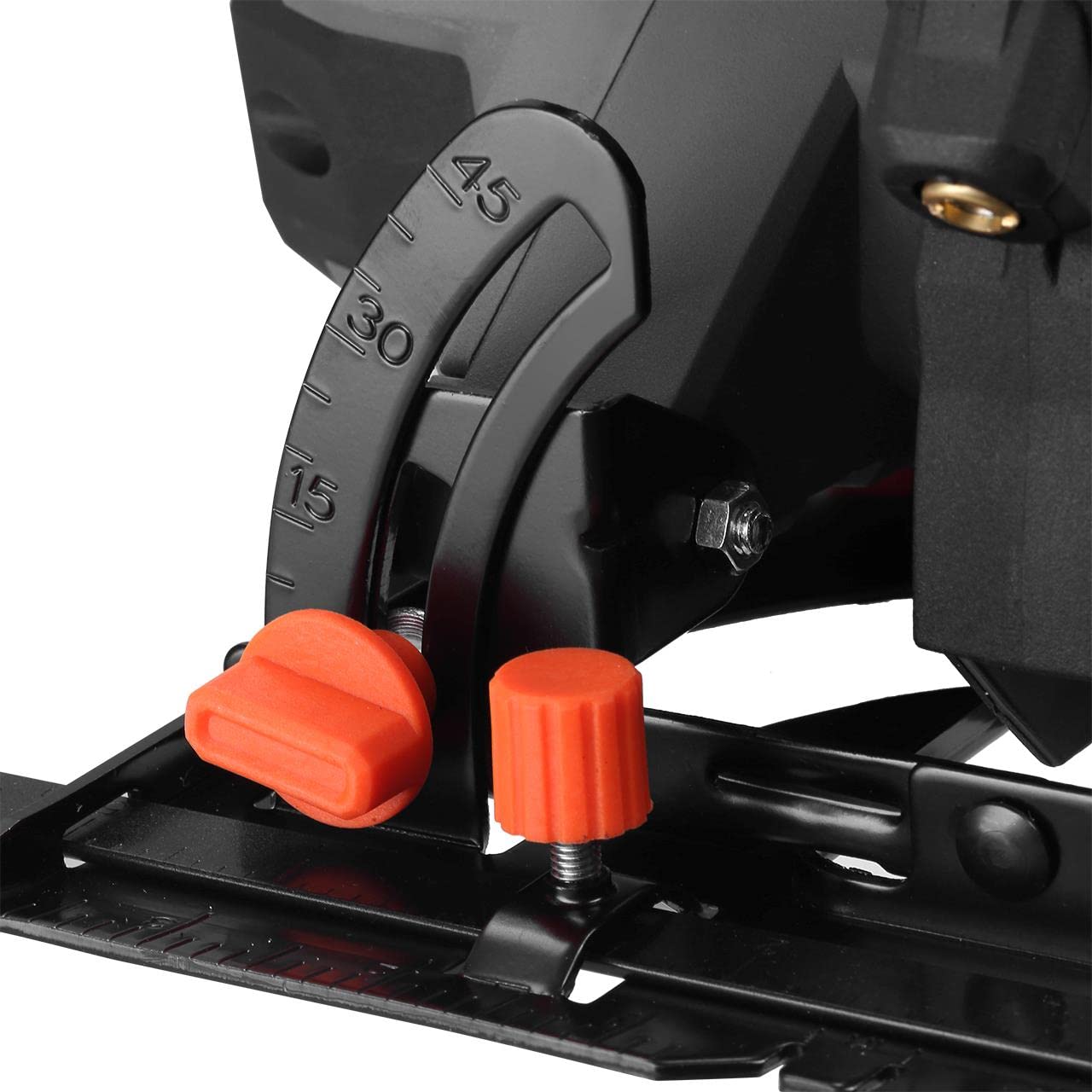 FUXTEC Akumulatorowa ręczna pilarka tarczowa 20 V FX-E1CS20-SET – brzeszczot Ø 165 mm / głębokość cięcia 38-55 mm / regulacja kąta cięcia – piła tarczowa w zestawie akumulator litowo-jonowy i ładowarka
