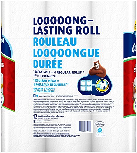 Image of Charmin Ultra Strong Toilet Paper, Mega Roll, 12 Count