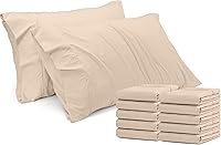 Vista 27 de Utopia Bedding - Juego de 2 fundas de almohada tamaño estándar, con cierre de sobre, tela de microfibra cepillada suave, resistentes al encogimiento