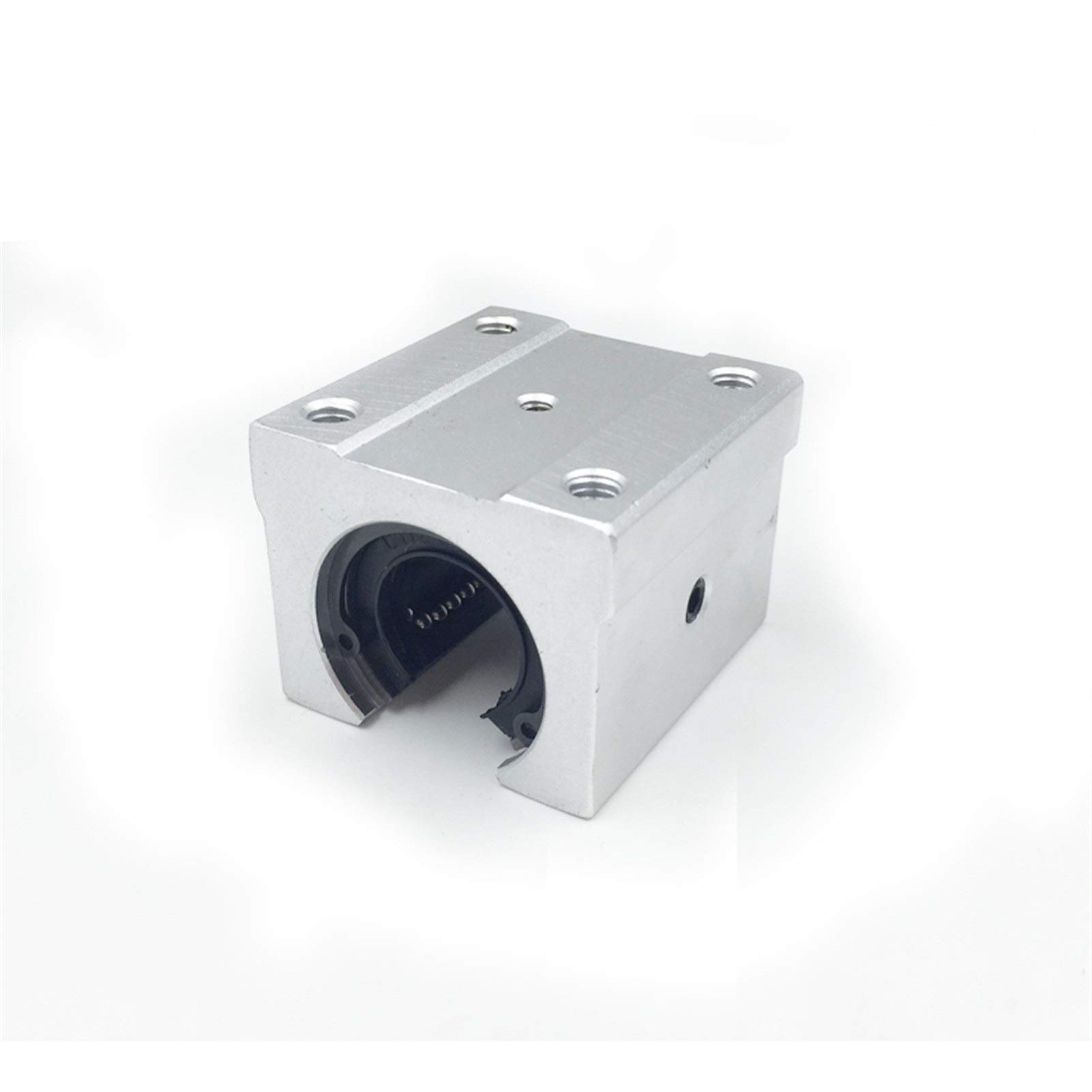 Bloc de roulement à billes linéaire professionnel, 4 pièces/lot, SBR10UU SBR12UU SBR16UU SBR20UU SBR25UU SBR12LUU, type ouvert, routeur CNC, guide linéaire SBR(SBR10UU)