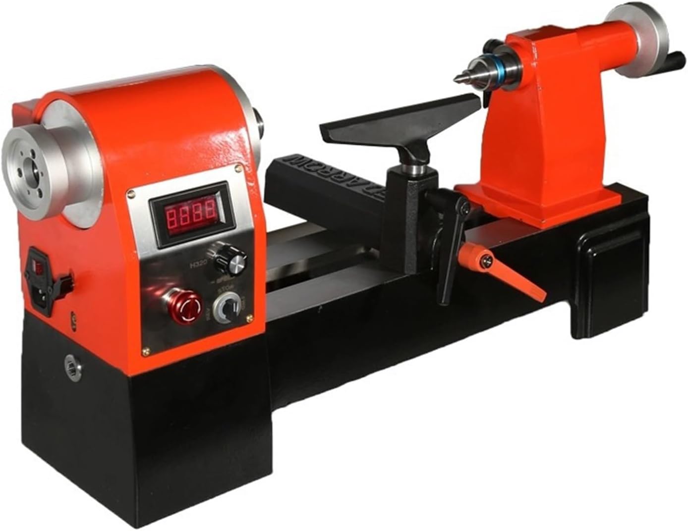 1100W 13.78in Wood Lathe, Spindle Thread M33*3.5, Speed 200-3100RPM Mini Wood Turning Machine, For Woodworking Professionals And DIY Enthusiasts