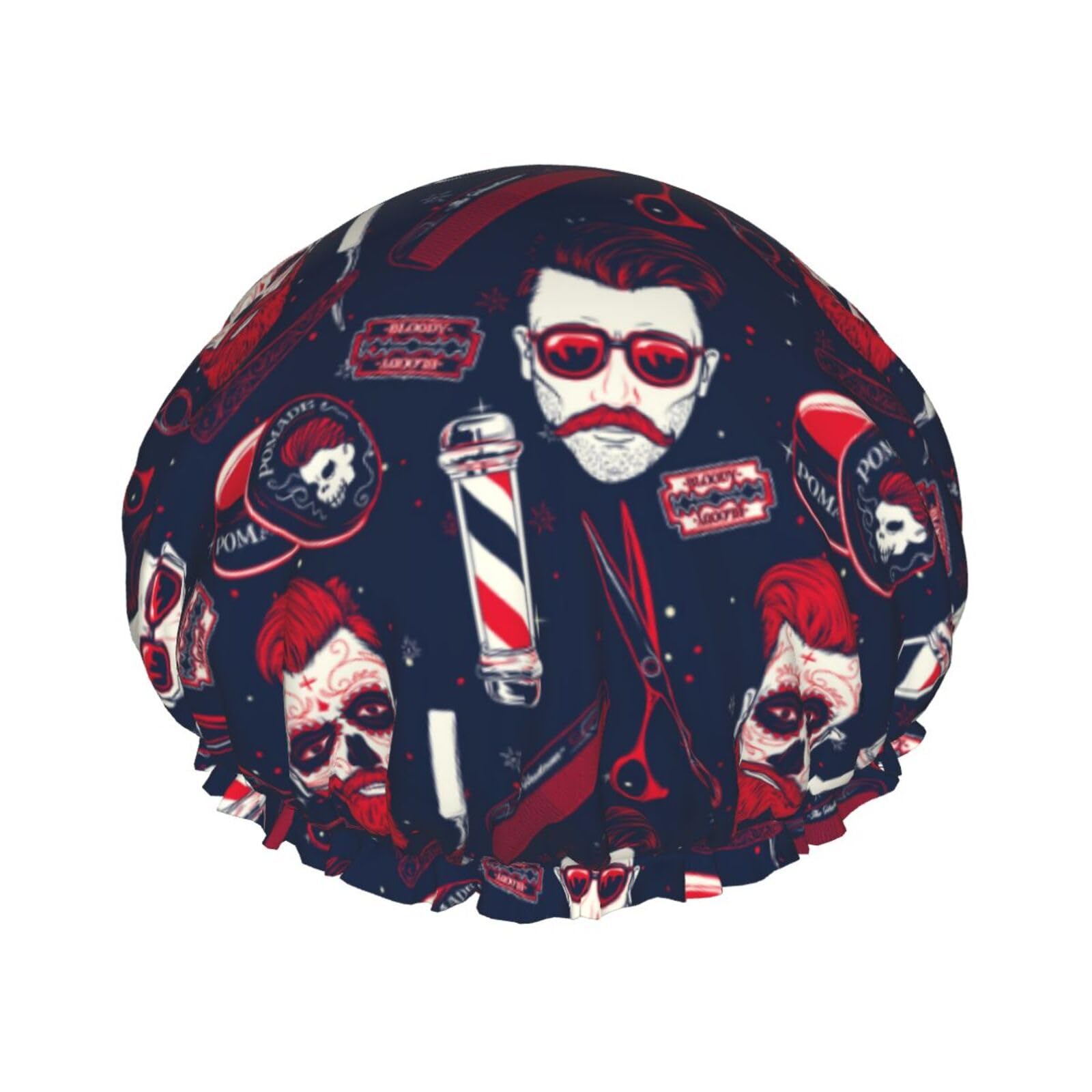 Bonnet de douche réutilisable et imperméable grand format pour cheveux longs