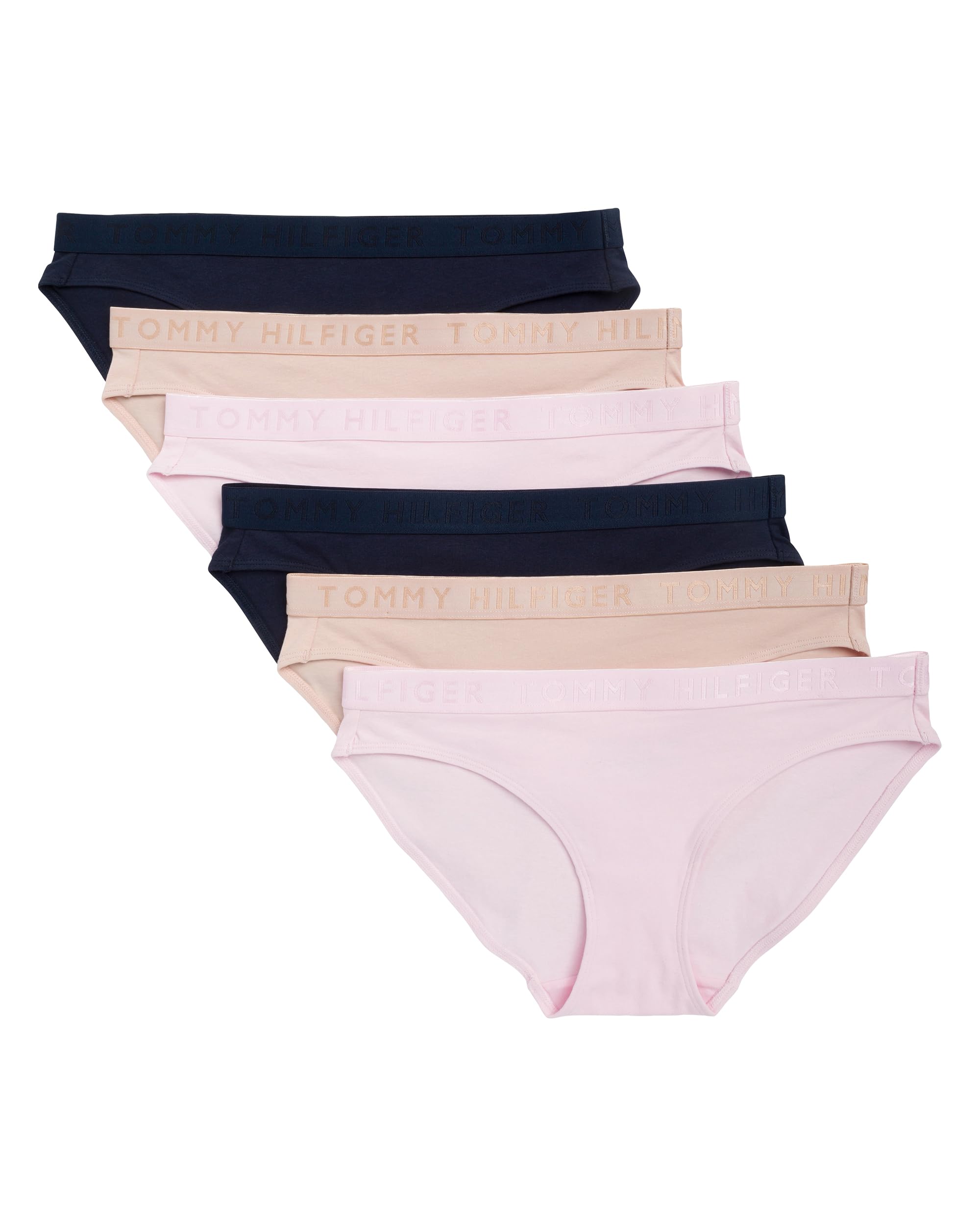 

                                                    Tommy Hilfiger Womens Logo Waistband Cotton Bikini