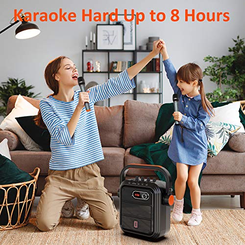 Jyx JYX-66 Karaoke Machine With 2 Wireless Microphones, Portable Bluetooth Speaker Pa System thumb #2