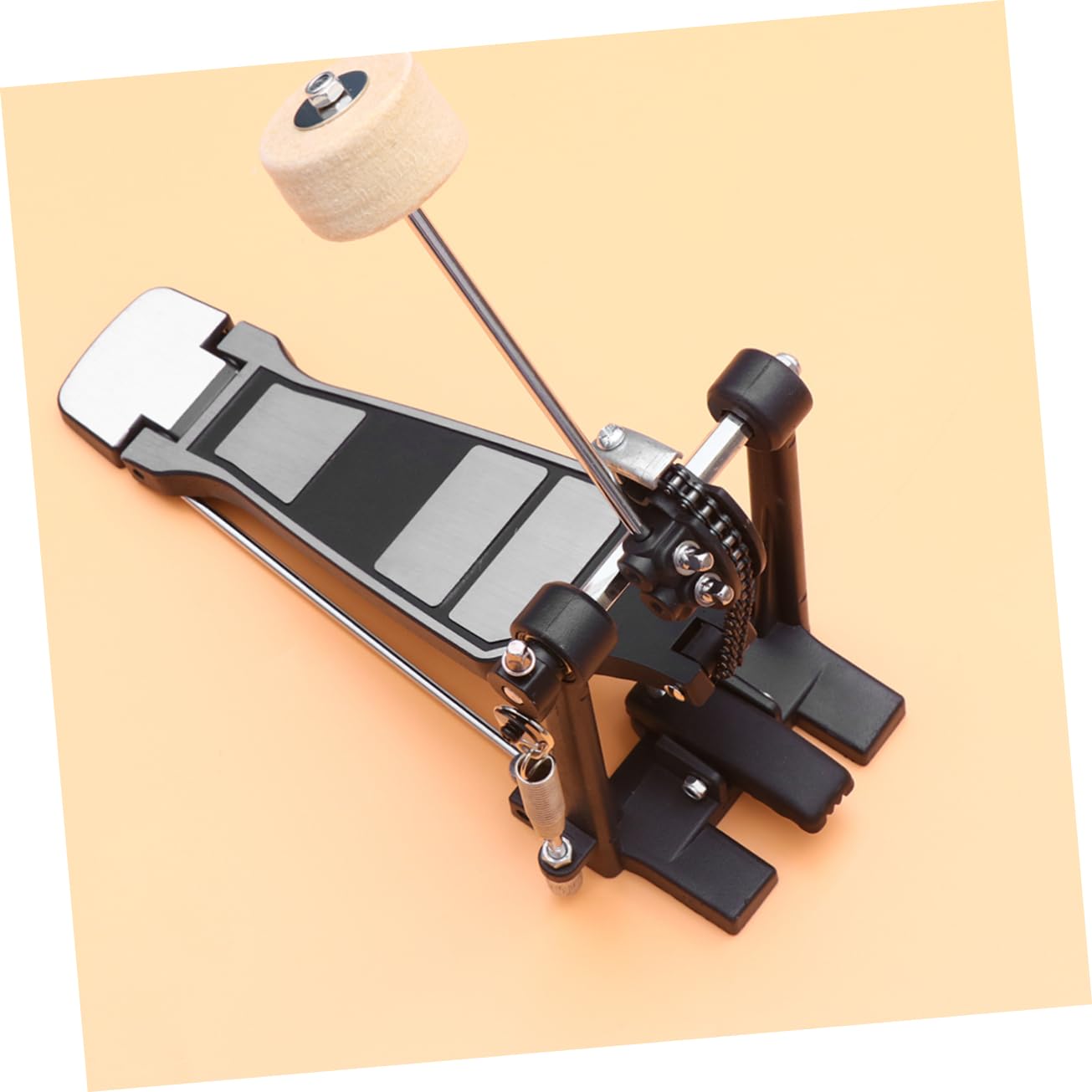 GOOHOCHY Snare Drum Pedal Single Bass Drum Pedal Heavy Duty Metal Foot Kick Replacement