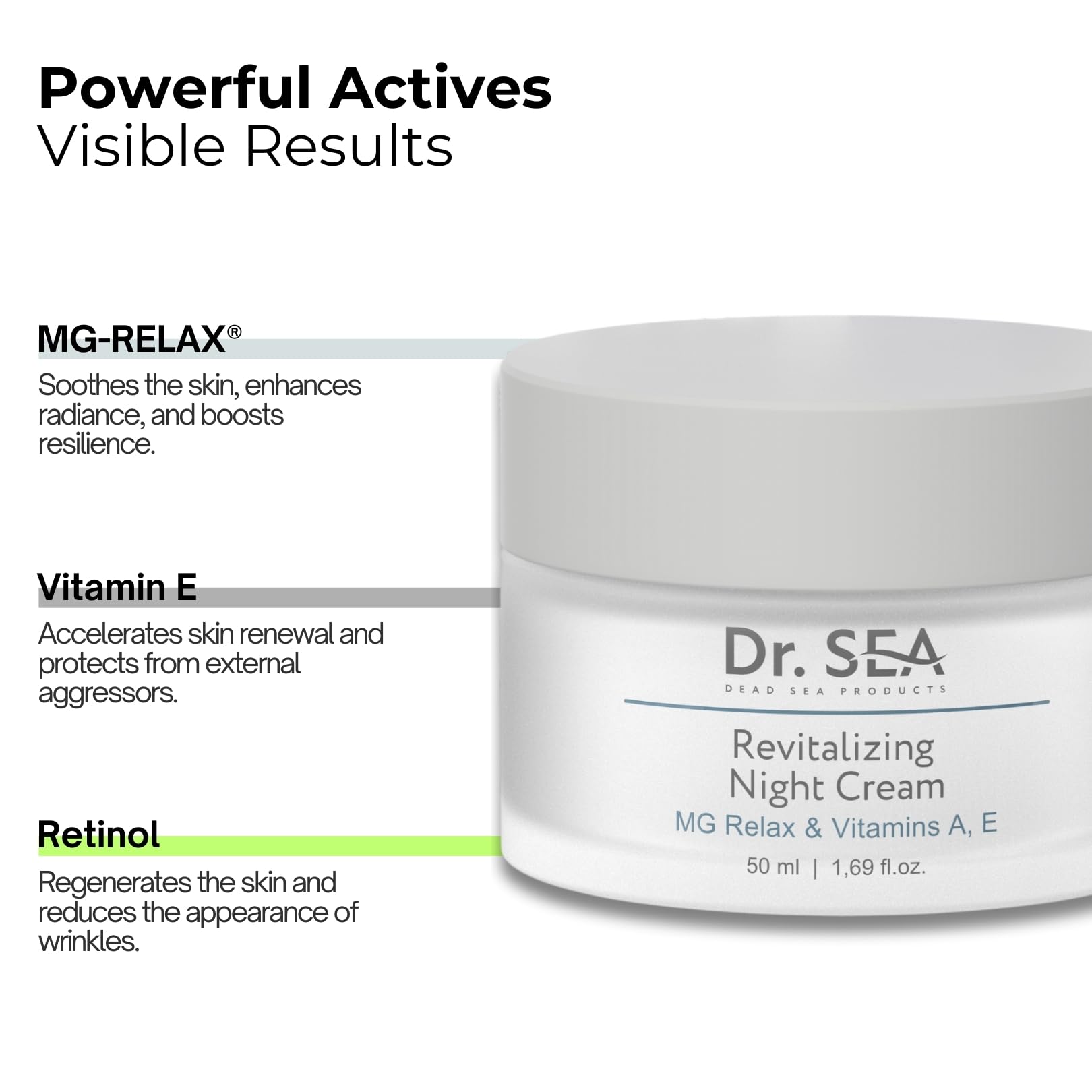 DR. SEA, Moisturizing & Protective Cream SPF30+ with Hyaluronic Acid & Vitamin E, Hydration - Image 3