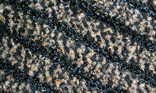 ID MAT Gramat 406010 Door Mat Polypropylene Fibre/PVC Grey 60 x 40 x 0.8 cm, Brown, 40 x 60 cm - Image 3