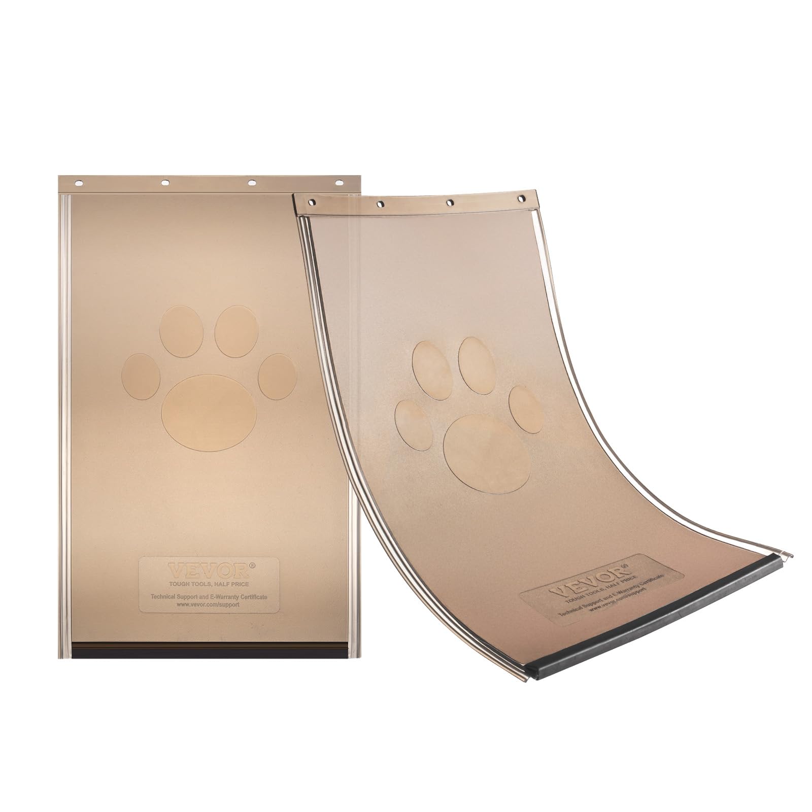 VEVOR Sportello di Ricambio per Porta per Animali Domestici, Compatibile con Porte per Dimensioni 260 x 412 mm, Sportello per Porta Ricambio Ispessito Resistente Intemperie con Striscia Magnetica L
