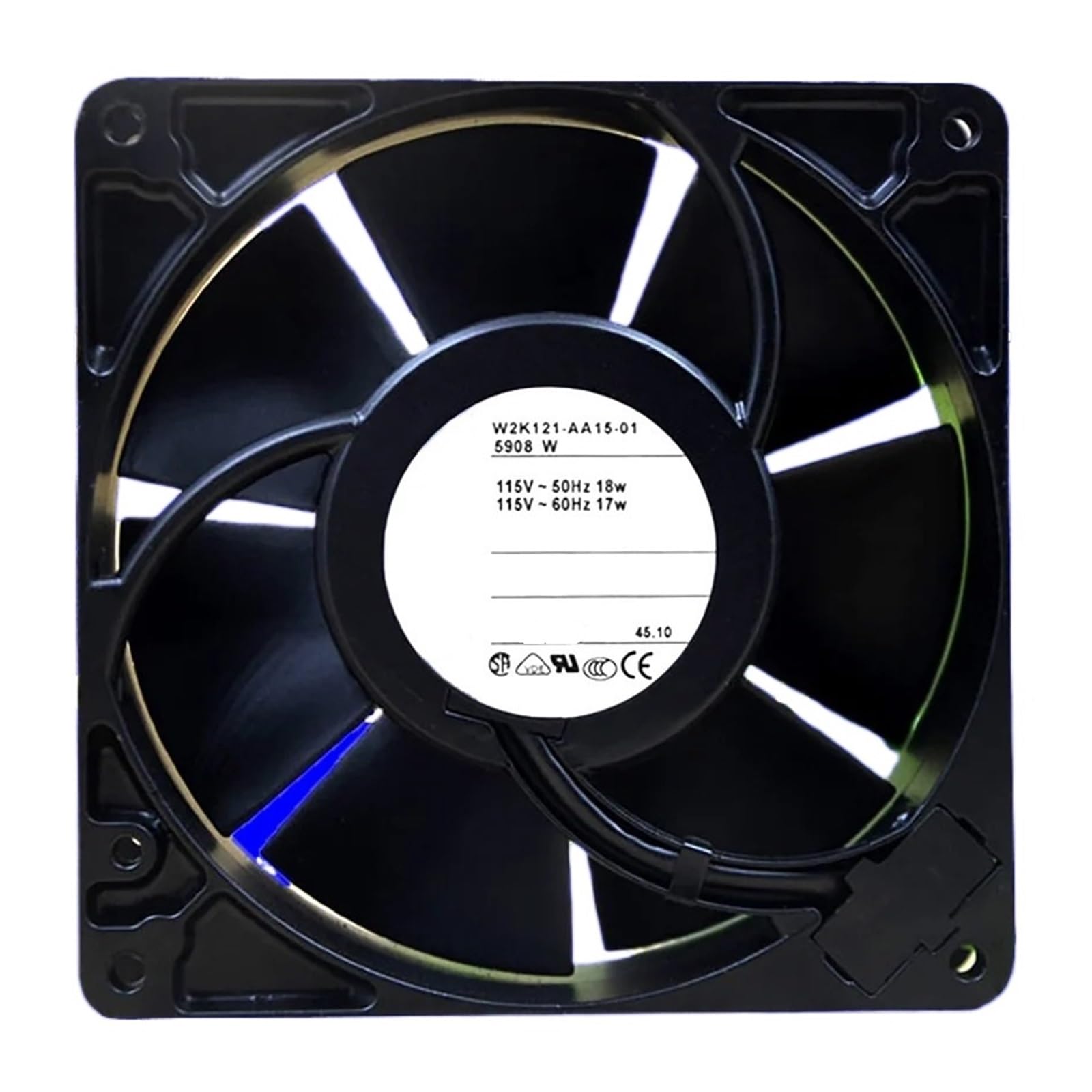 CLEUFWKO W2K121-AA15-01 5908W AC115V 18/17W Cooling Fan 12738 127 * 127 * 38MM