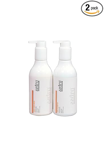 TMTKeratin Aa- dro Professsional Keratin Shampoo + Keratin Mask Set | 300ml Each | For Men & Women | TMTKeratin