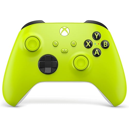 Xbox Wireless Gaming Controller | Electric Volt | Console, PC, & Android | Textured Grip | Wireless, Bluetooth, USB-C Connectivity