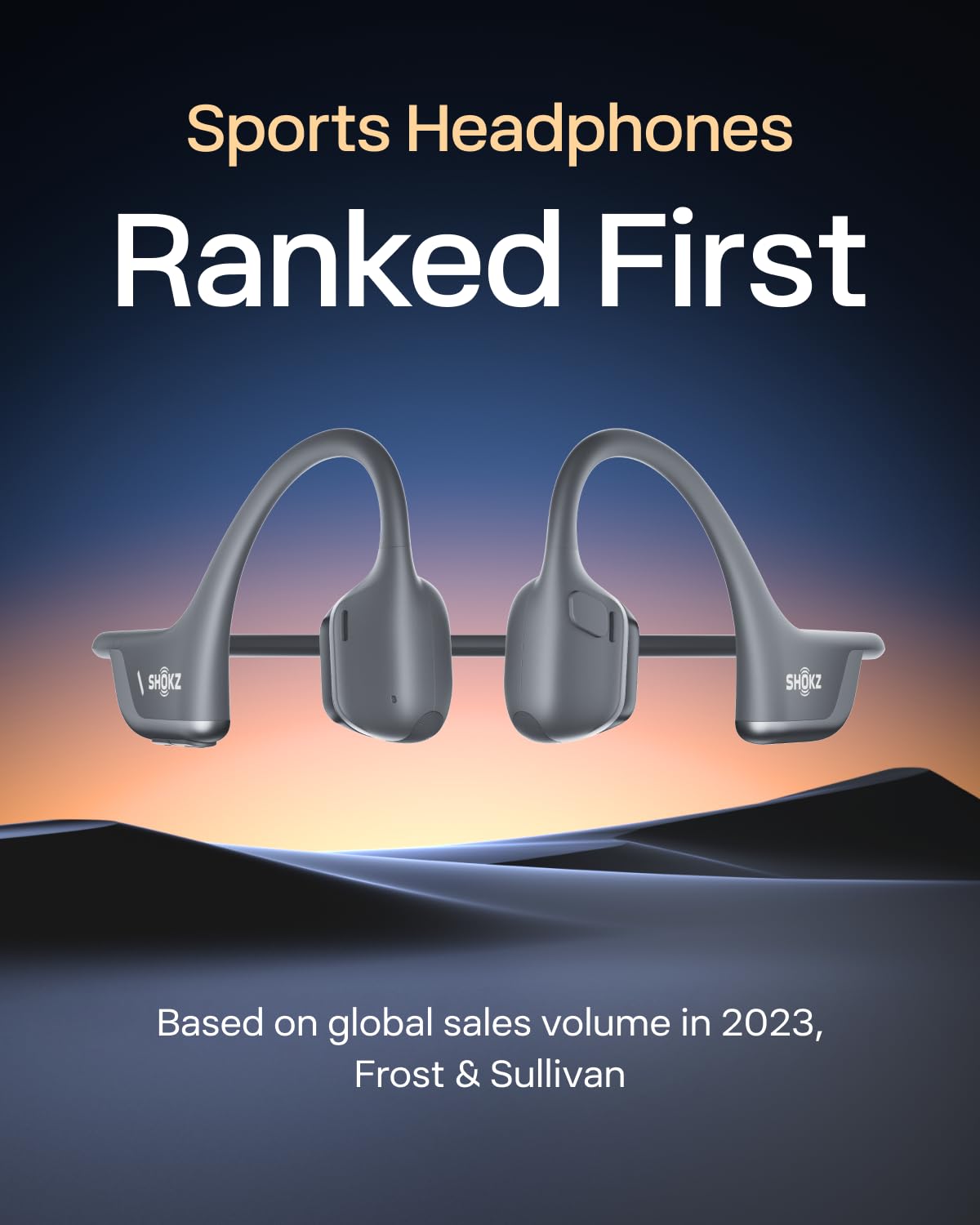 SHOKZ OpenRun Pro 2 Mini Bone Conduction Sports Headphones, Open-Ear Wireless Earphones with Bluetooth 5.3 - Image 2