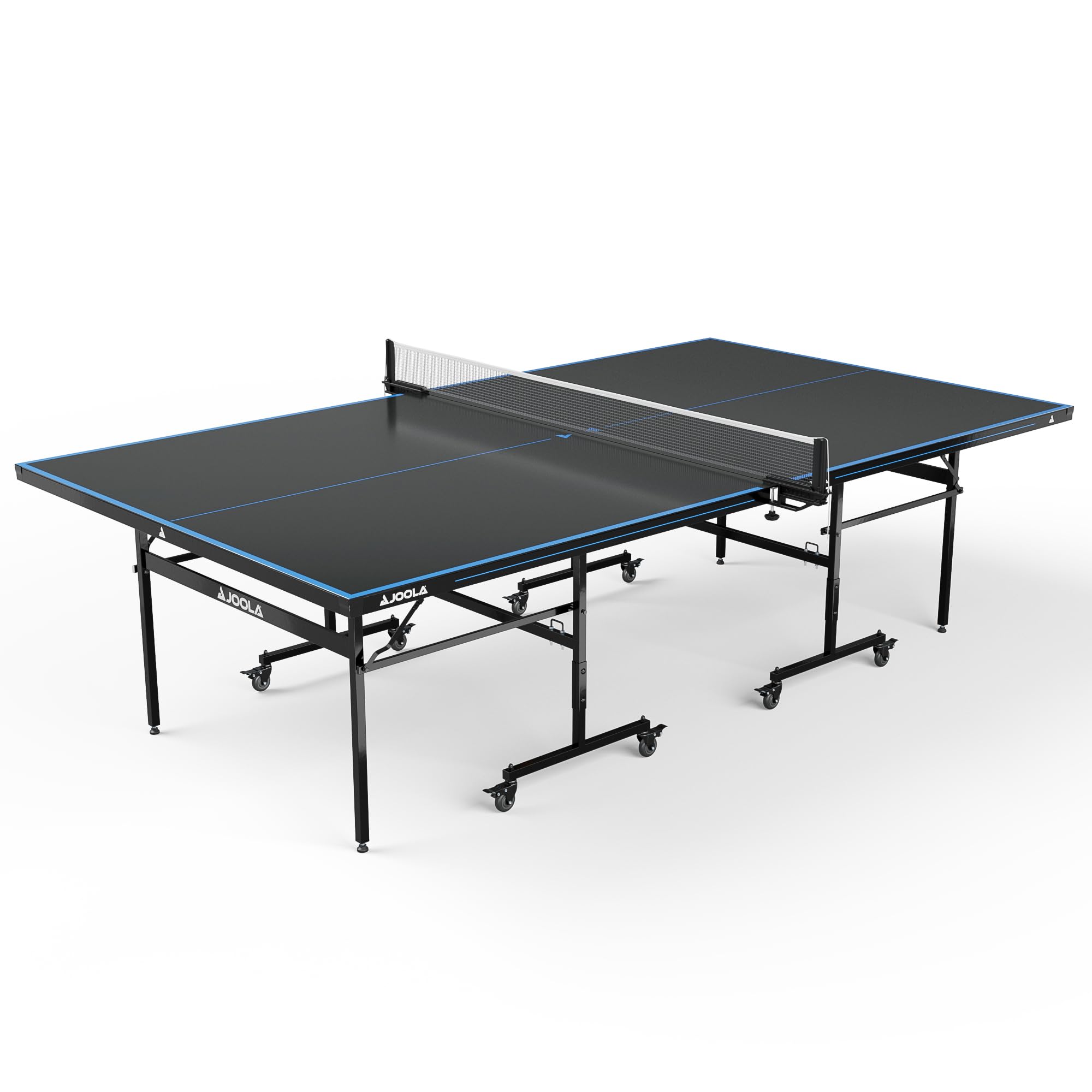 JOOLA Tavolo da ping pong professionale per esterni, J100A, in alluminio, resistente alle intemperie, pieghevole, 274 x 152,​5 x 76 cm, colore: antracite/​blu