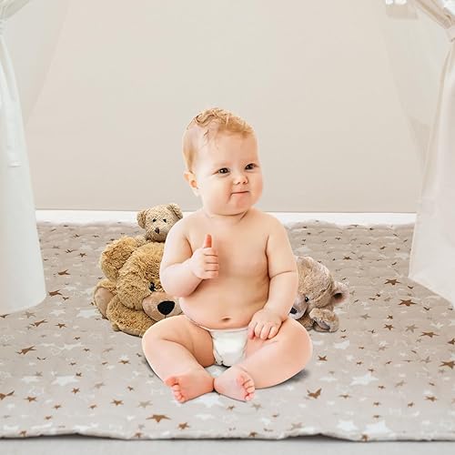 Miniatura 5 de Tapete acolchado para tienda de campaña para niños, tapete antideslizante para actividades para bebés, tapete de juego tipi para bebés pequeños