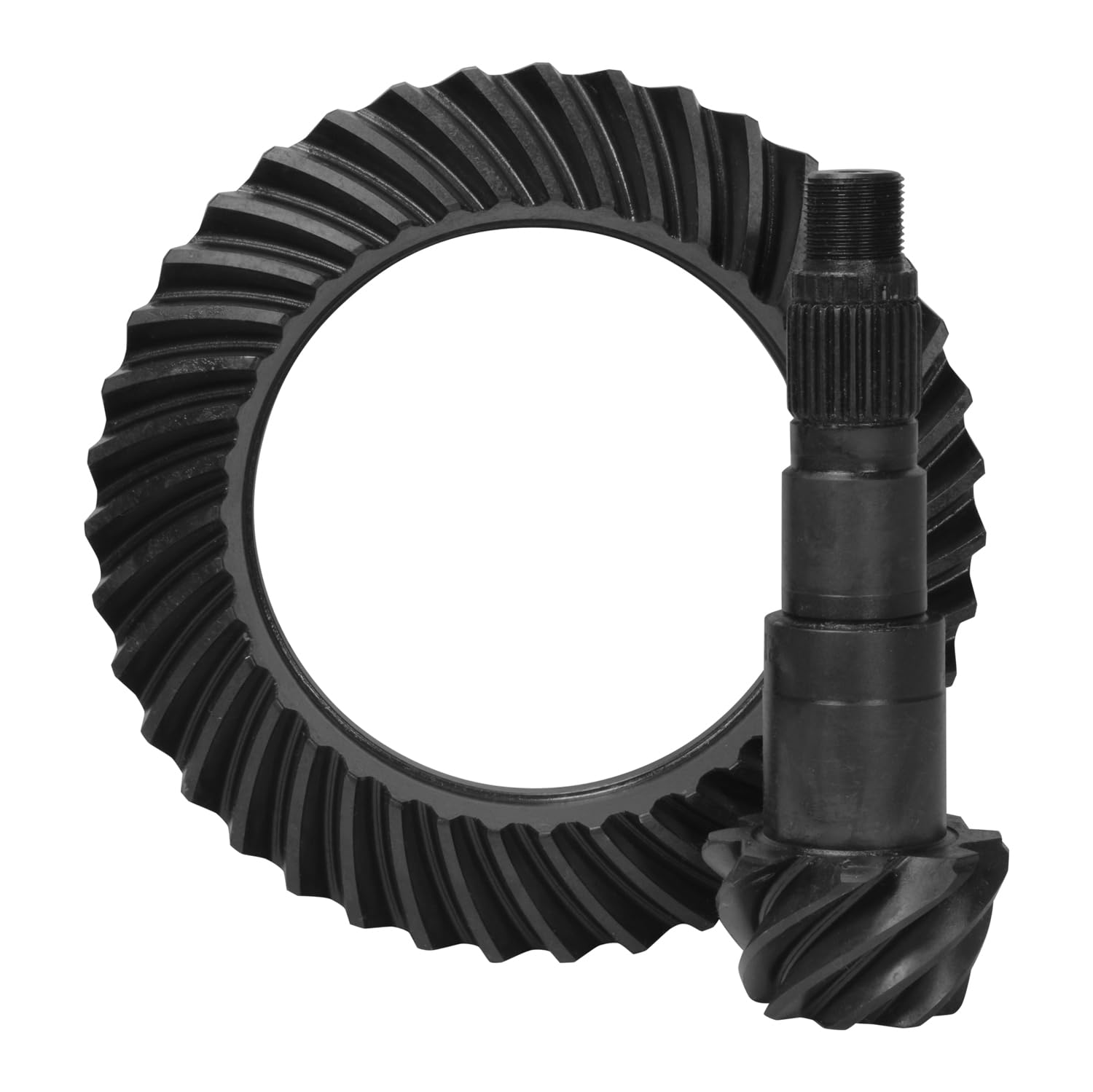 Yukon Gear & Axle, Ring and Pinion Gear Set, 4.56 Ratio, Compatible with Chrysler ZF 215mm Front Differential, replacement gear ring, YG C215R-456R
