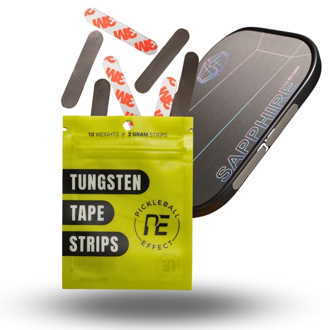 Pickleball Effect Tungsten Tape Strips for Pickleball Paddle Weights Customization | Toxic Free Pickleball Lead Tape Alternative