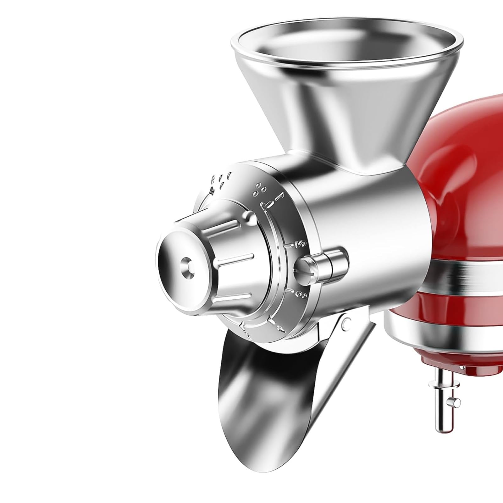 Obotsnoi 9 Levels Flour Mill Grinder for Home, Metal Grains Mill Attachment for Stand Mixer, Fit for Grinding Wheat Wheat Grinder