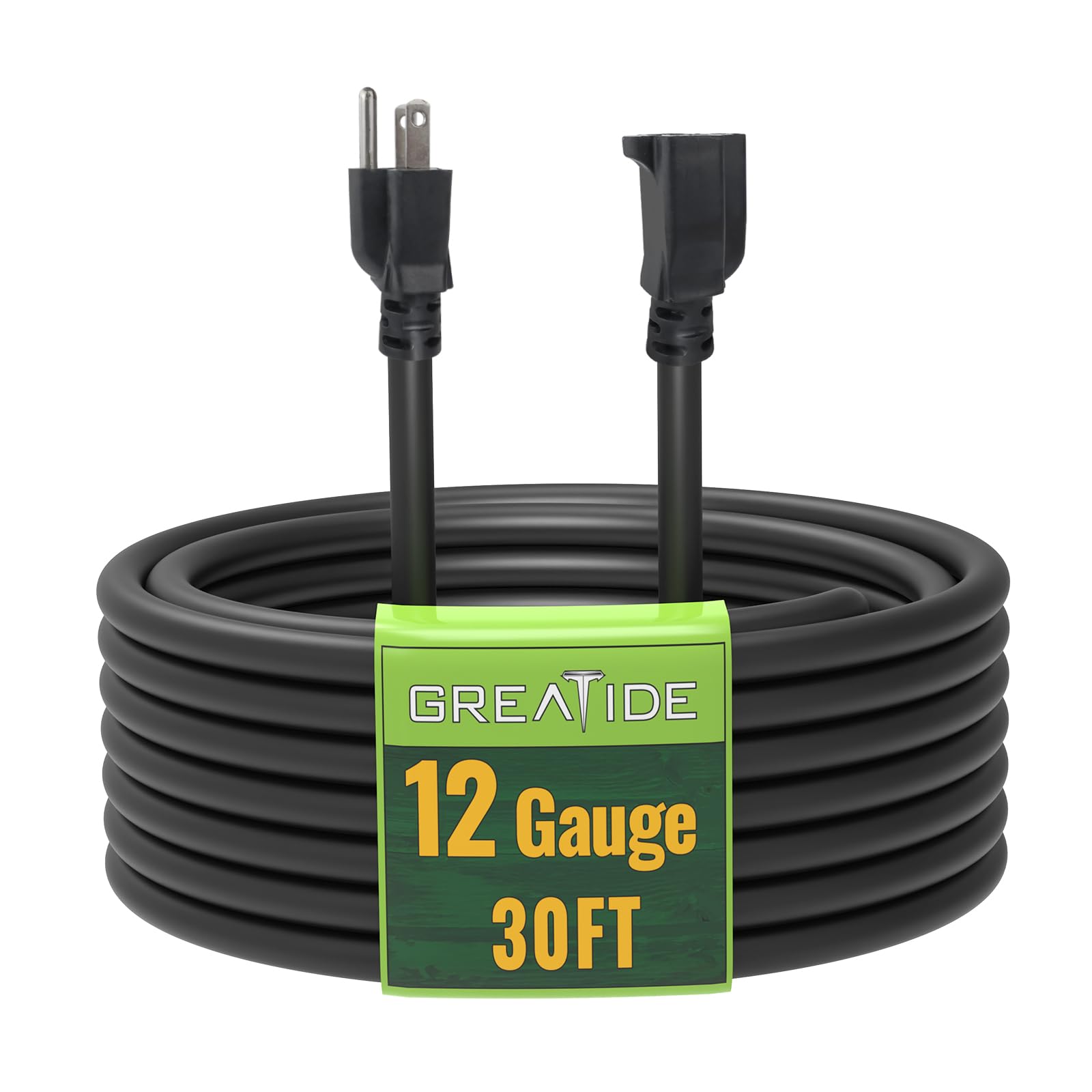 Amazon.com: GREATIDE 30 Ft Outdoor Extension Cord - 12/3 SJTW