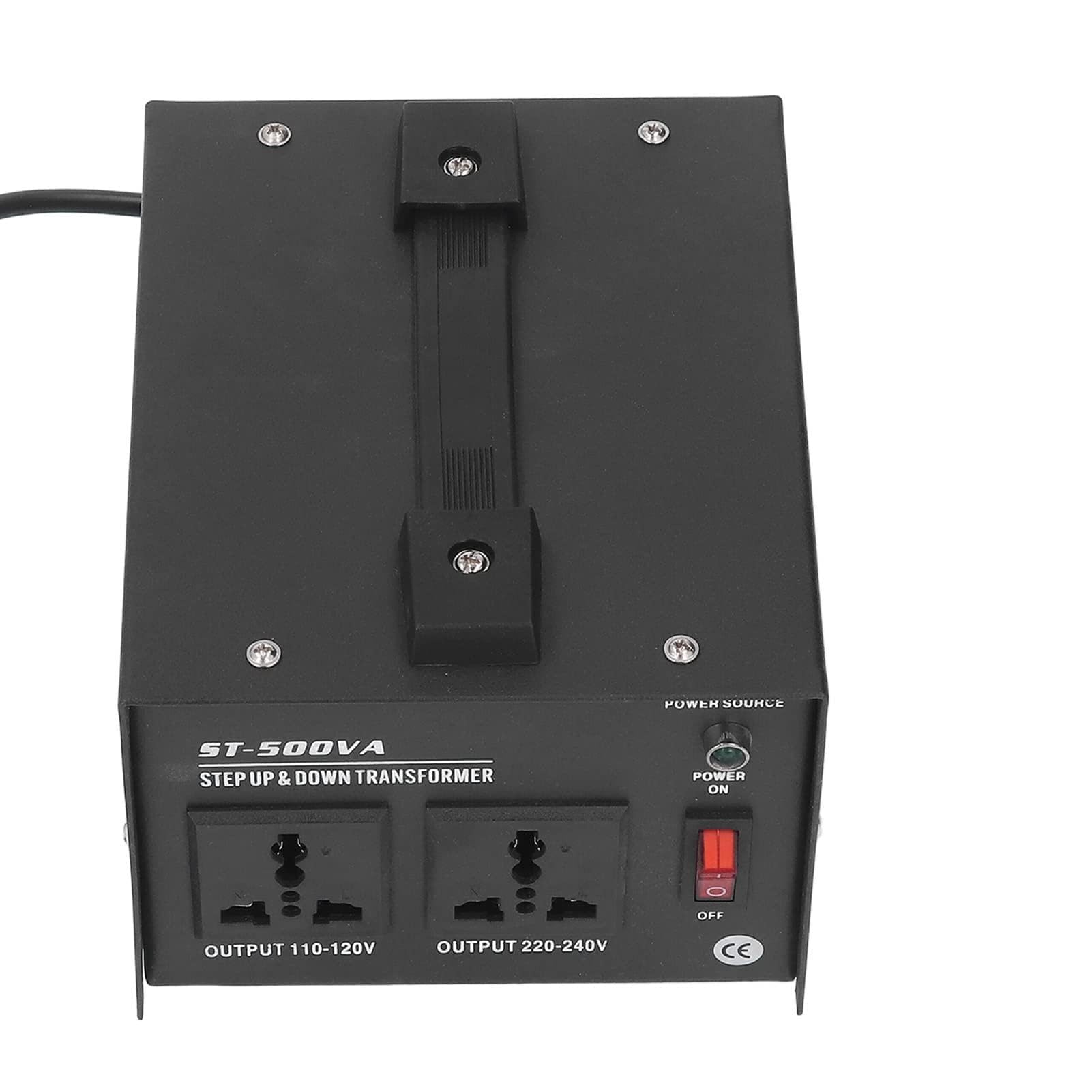 Transformador Elevador de 500W, convertidor de Voltaje de Alta Resistencia, Transformador de Potencia para Equipos científicos industriales domésticos