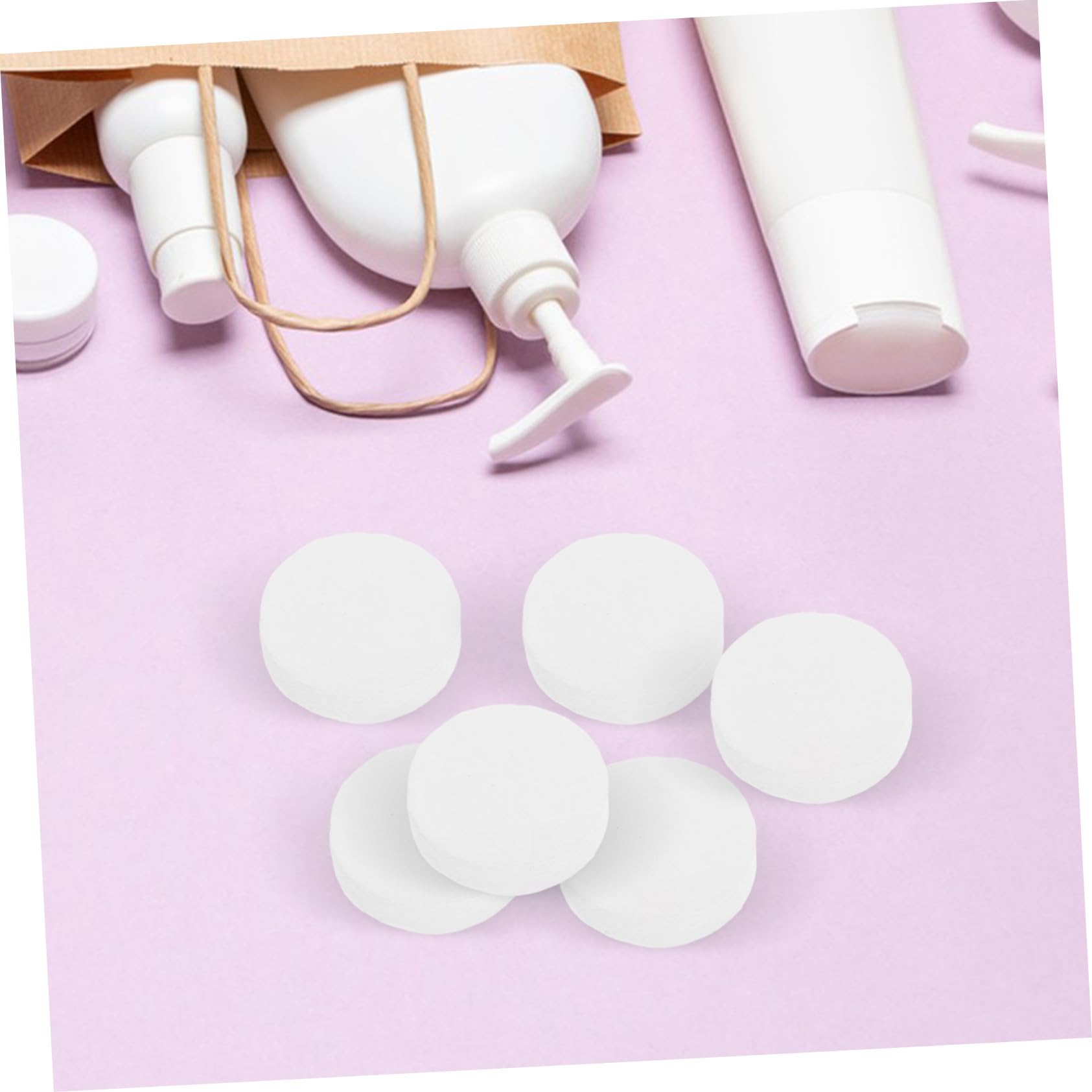 VICASKY 400 Pièces Masques Visage Compressés pour Soin Peau à Domicile Masque Facial Pur Coton Forme de Bonbon Couleur Aléatoire Pratique Couleur Aléatoire