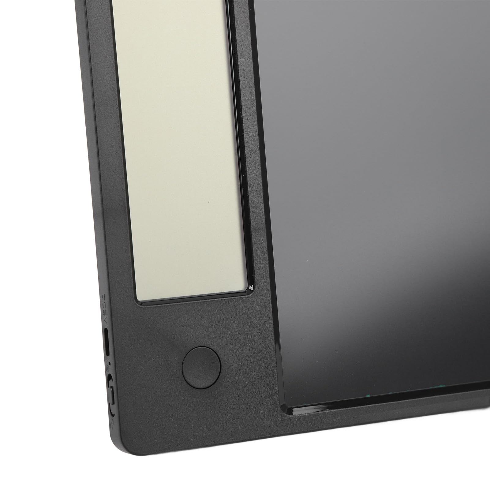 Elektroniczny kalendarz z notatnikiem, wymazywalna tablica do pisania LCD Elektroniczny cyfrowy planer Kalendarz Tablet Wyświetlacz temperatury i wilgotności (BLACK)