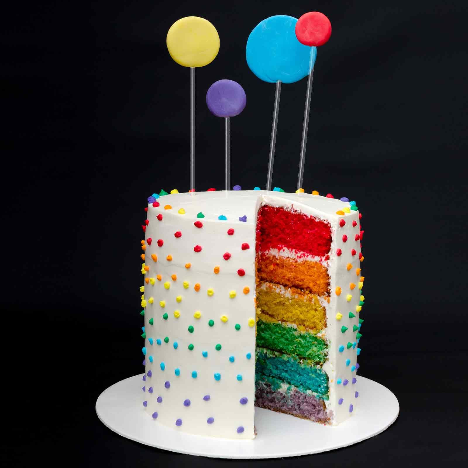 50 Pcs Acrylic Lollipop Sticks 8 Inch Cake Pop Sticks Clear Round Stir Rod Handmade DIY Reusable Cake Topper Sticks for Making Candy Dessert Lollipops Cake Cookie Pop Sticks (3mm Diameter) - Image 3