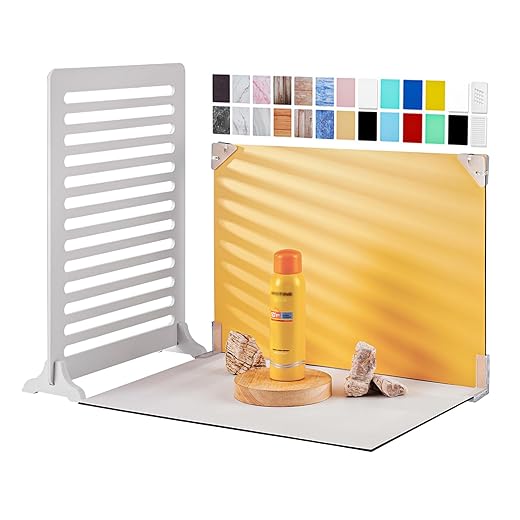 Meking 12Pcs 22Patterns Small Product Photography Backdrops Kit Photo Background Food Photography Backdrop Board with Carrying Bag and Drawstring Bag(16.5X11inch)