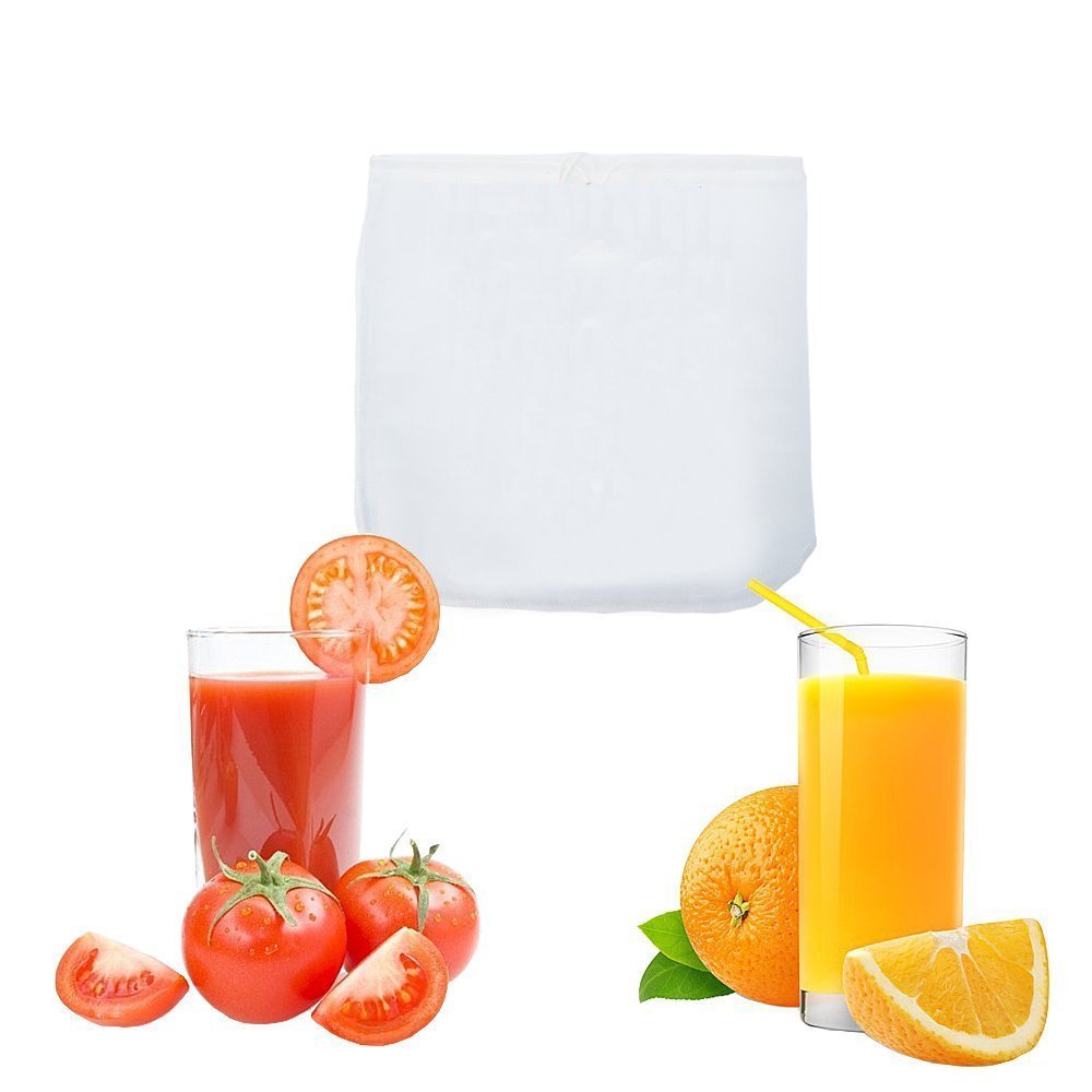 Produktbild von FELIXLEO Filterbeutel Nussmilchbeutel, 3 Stück Passiertuch Wiederverwendbar, 20 × 30 Cm, (1-St