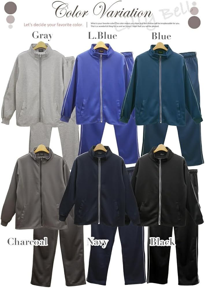 Amazon | [スキップハート] ジャージ メンズ 上下 セット